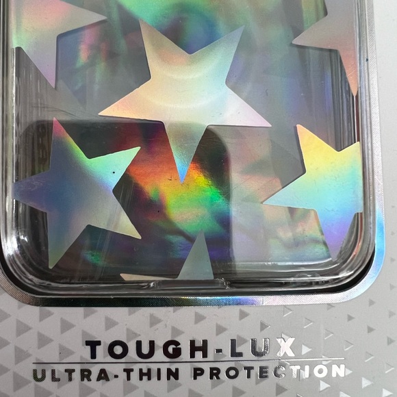 iPhone 6/6s PHONE CASE pop CYLO IRIDESCENT HALOGRAPHIC  chrome STAR graphic NEW - Picture 4 of 6